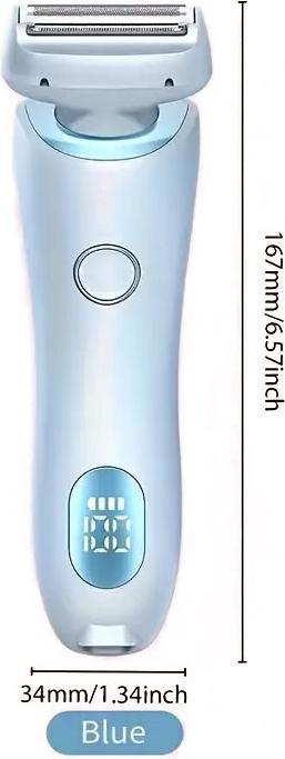 Produktbild Cbx 2-in-1 Elektrischer Damenrasierer – Lady Shaver – Nass- & Trockenanwendung mit LED-Anzeige