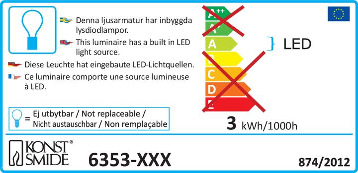 Energie-Label Konstsmide Micro (6.43 m)