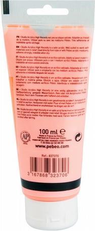 Produktbild Pebeo Studio Acrylics Feine Acrylfarben (Fluoreszierend Orange, 100 ml)