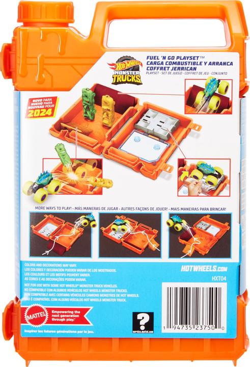 Image du produit Hot Wheels Monster Trucks Stunt N' Go Fossil Playset (EC)