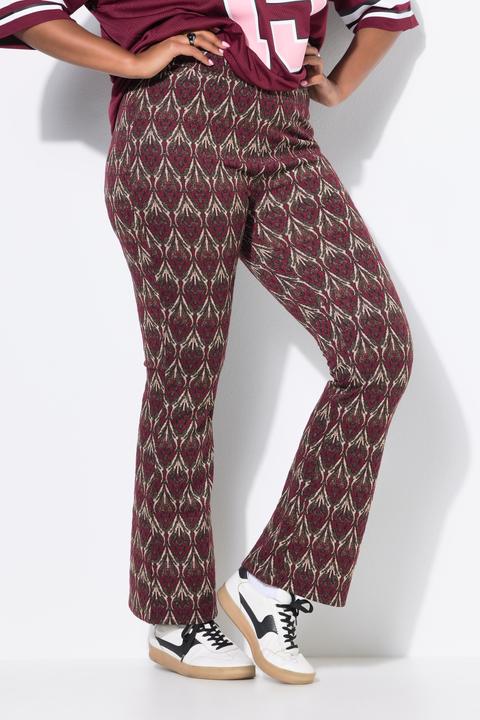 Produktbild Studio Untold Schlaghose, Flared Legs, Jacquardmuster, Glitzer (44)