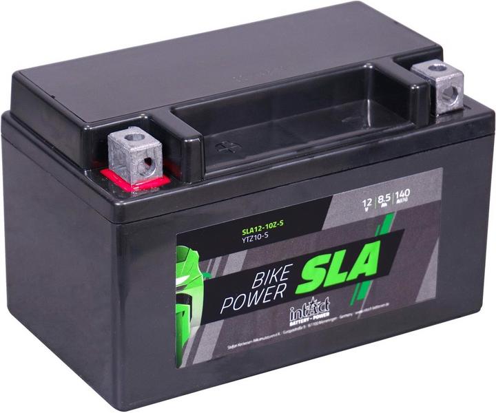 Produktbild Intact SLA12-10Z-S Bike-Power SLA 8,5Ah Motorradbatterie (DIN 50922) YTZ10-S, YT10B-4 (12 V, 8.50 Ah, 140 A)