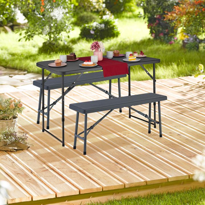 Actual product image Relaxdays 2x beer bench