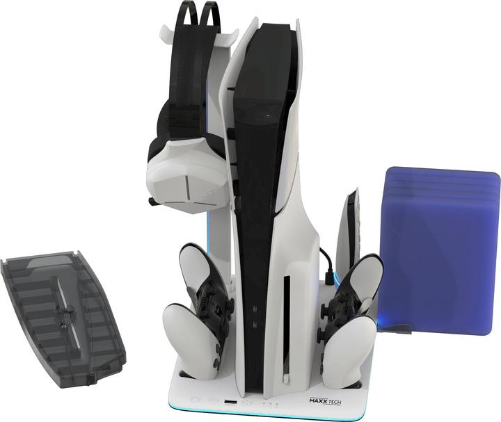 Actual product image Maxx Tech PS5 DLX LED Mult-Functional Stand for all PS5 consoles (PS5)
