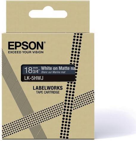 Produktbild Epson LabelWorks LK-5HWJ - Matt - dunkel (1.80 cm, Blau)