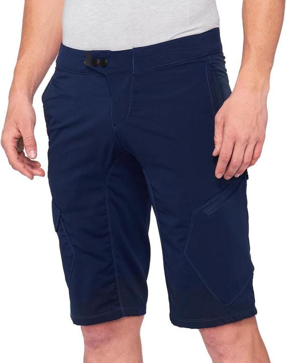 100% MTB WEAR Unisex Ridecamp, Marineblau-32 Shorts, Marineblau (Blau), 32 (32)