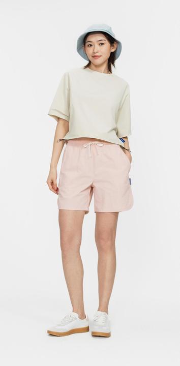 Image du produit Decathlon Short toile homme, Elementals, rose (L)