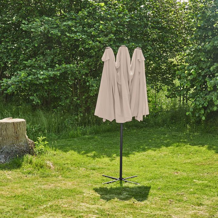 Produktbild Relaxdays Doppelsonnenschirm (2.70 m)