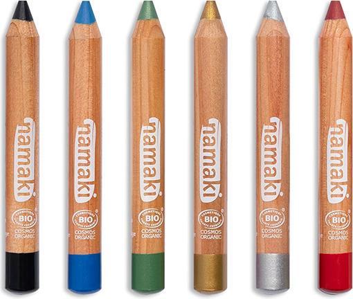 Immagine prodotto Namaki Matite trucco biologiche 6 colori, Intergalactic