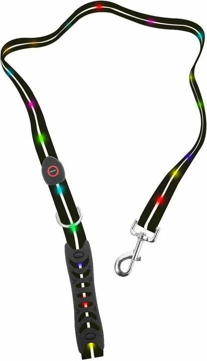 Produktbild Media-Tech Farbige LED-beleuchtete PVC-Leine für mittelgrosse und grosse Hunde, blau (M, L, Hund, Allgemein)