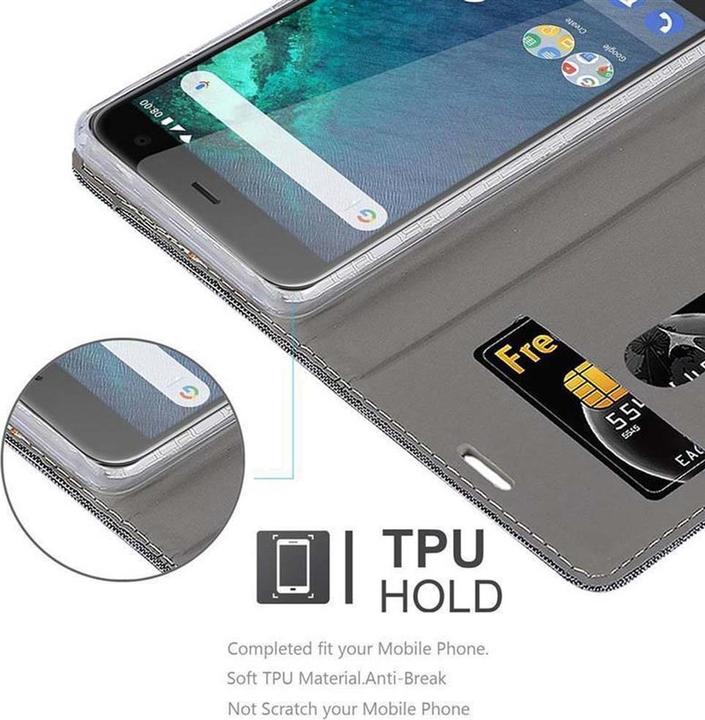 Actual product image Cadorabo Book Jeans Optics Cover (HTC U11 Life)