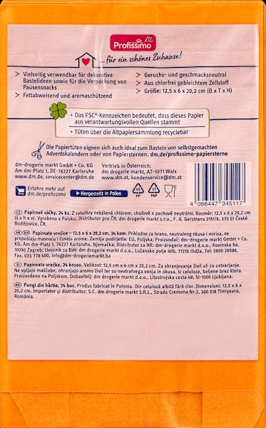Produktbild dm Profissimo Papiertüten (24 x)