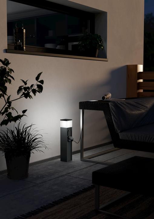 Produktbild EGLO GARTEN-STECKDOSENSÄULE E27 / PARK 5 SCHW. 901032 (E27, IP54)