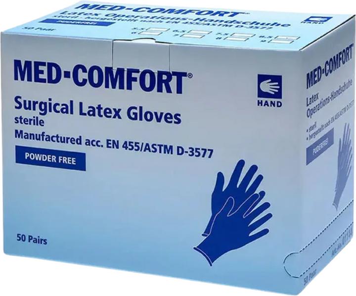 Produktbild Ampri Sterile Latex-Operationshandschuhe 7.5 puderfrei 2 Stk (7.5)