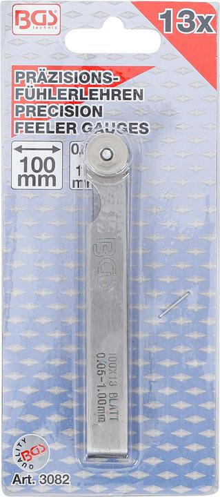 Immagine prodotto BGS Spessimetri di precisione 13 fogli (10 cm)