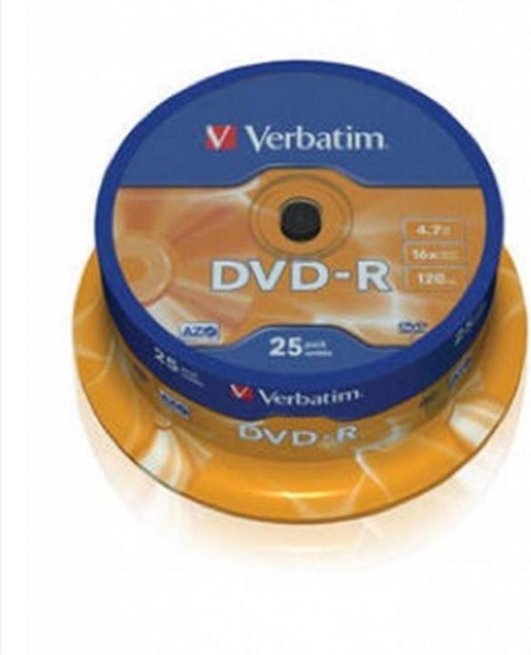 Actual product image Verbatim Dvd-R (25 x)