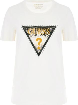 Guess Damen T-Shirt Animal Triangle Tee (XS)