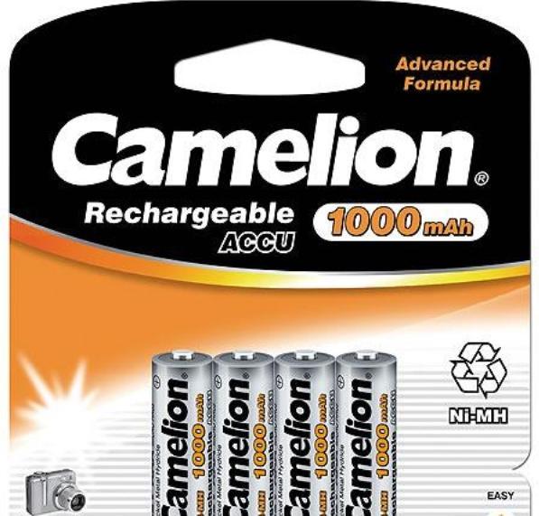 Camelion NH-AAA1000BP4 - Rechargeable battery - nickel metal hydride (NiMH) - 1.2 V - 4 (4 pcs., AAA, 1000 mAh)