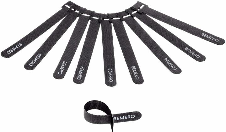 Bemero Fascetta in velcro 16015BK-MP 10 pz. (Fascette in velcro, 160 mm, 10 pz.)