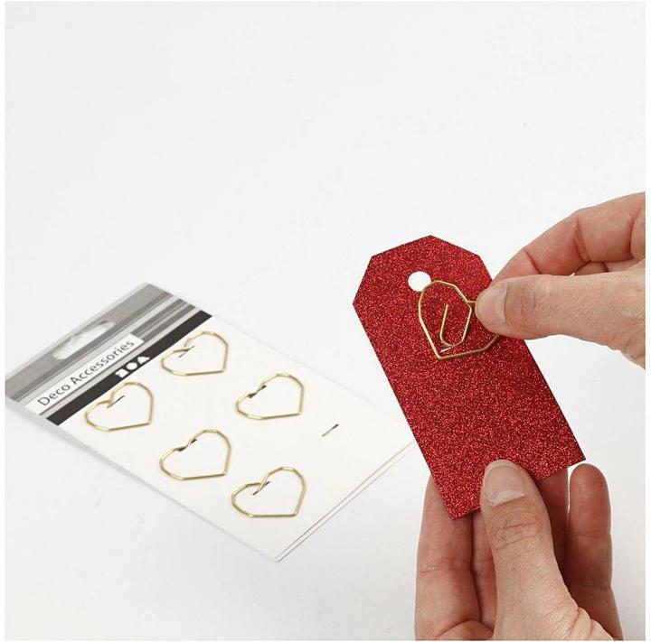 Produktbild Creativ Company Büroklammer Gold, 30x20 mm, 6 Stk. (6 x)