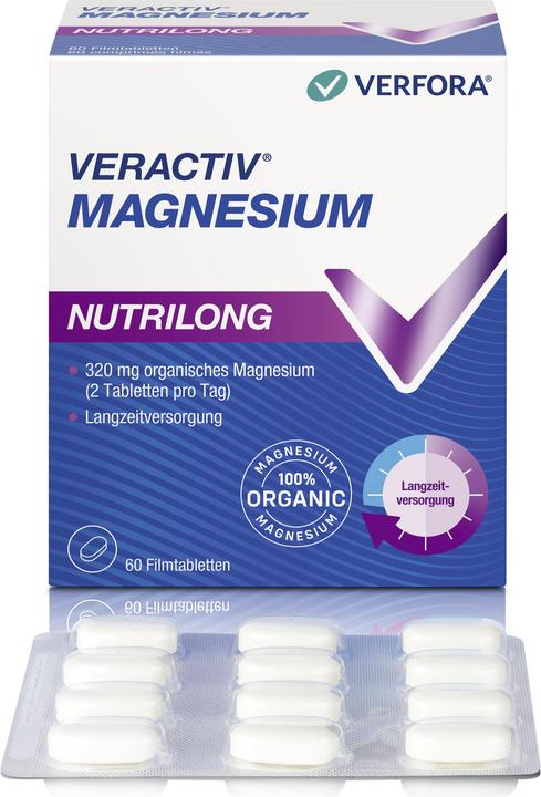 Produktbild Veractiv Magnesium Nutrilong (60 Stück, Tabletten, 117 g)