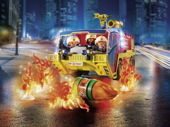 Produktbild Playmobil Feuerwehreinsatz mit Löschfahrzeug (70557, Playmobil City Action)