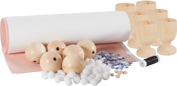 Produktbild VBS Bastelset "Eierbecher Hasen", 6 Stück