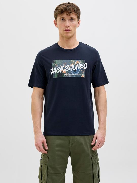 Produktbild Jack & Jones Jjhawaii Shape Tee Ss Crew Neck Ln (XL)