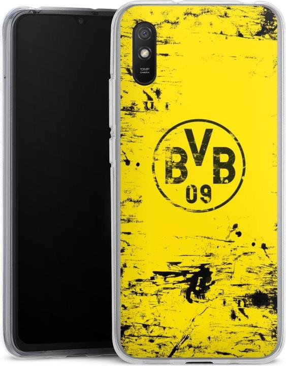 Produktbild DeinDesign Silikon Hülle für Xiaomi Redmi 9A Handyhülle Case Smartphone Schutzhülle BVB Borussia Dortmund (Xiaomi Redmi 9A)