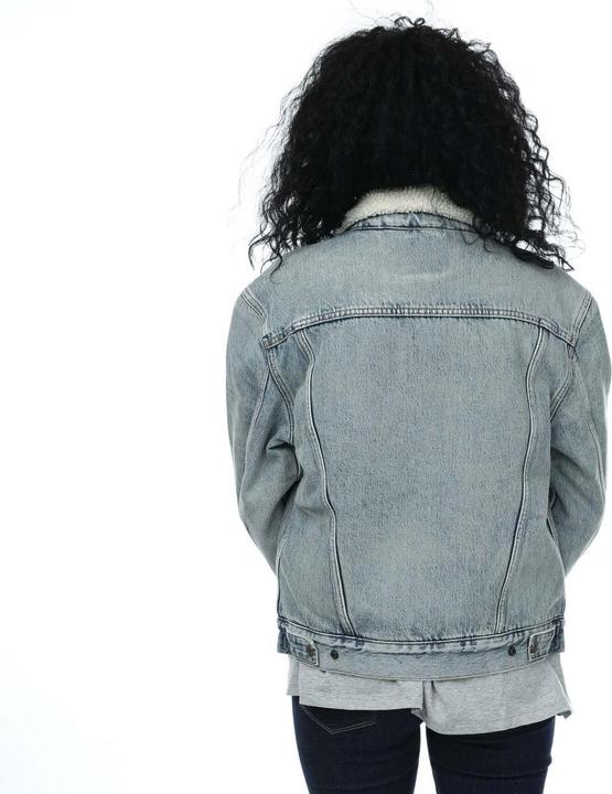 Actual product image Levis Womens/Ladies Ex-Boyfriend Sherpa Trucker Jacket (32)