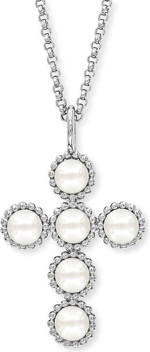 Immagine prodotto Engelsrufer Collana con croce di gloria (Perle, Argento 925, 42 - 50 cm)