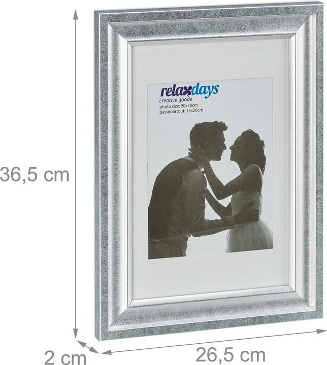 Productafbeelding Relaxdays 2x fotolijst (20 x 30 cm)