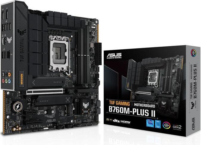 Actual product image ASUS TUF GAMING B760M-PLUS II (LGA 1700, Intel B760, mATX)