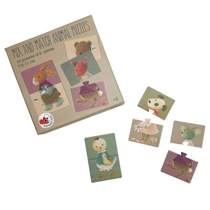 Actual product image Egmont 10 Tierpuzzles