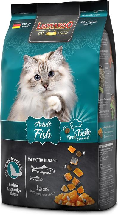 Produktbild Leonardo Cat Food Trockenfutter Adult Fisch, 1.8 kg (Adult, 1 Stk., 1800 g)