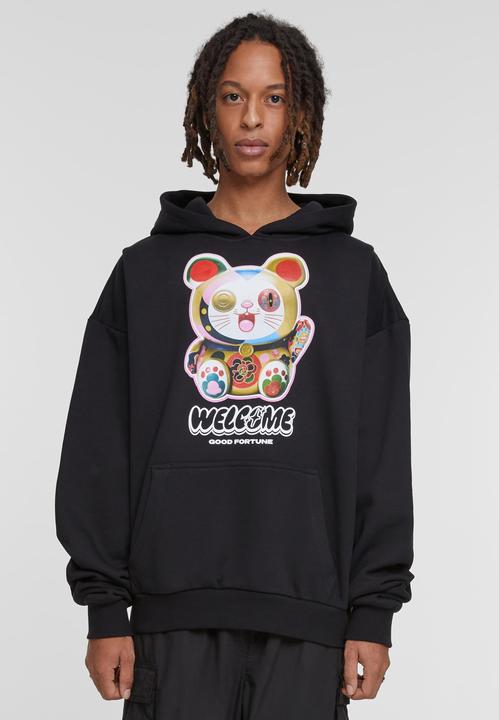 Immagine prodotto Urban Classics Welcome Cat Ulrta - Felpa con cappuccio oversize - 91521 (4XL)