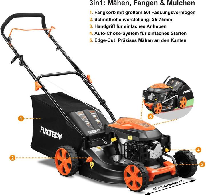 Produktbild Fuxtec FX-RM4646ECO (Benzinbetrieb)