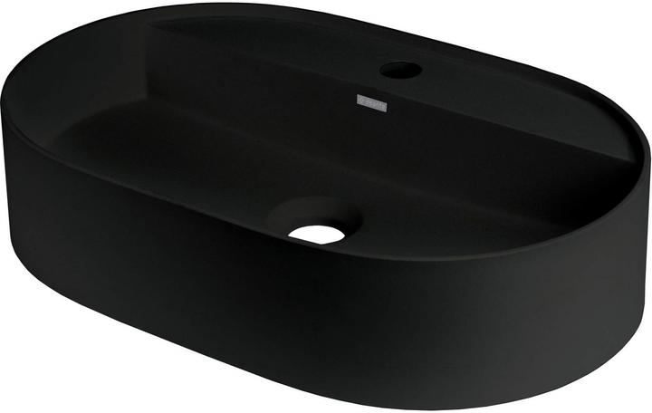 Produktbild Deante Granit-Aufsatzwaschbecken mit Armatureninsel - oval