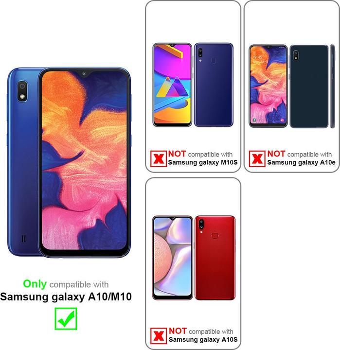 Actual product image Cadorabo Case for Samsung Galaxy A10 / M10 with belt clip (Samsung Galaxy A10, HTC One M10)