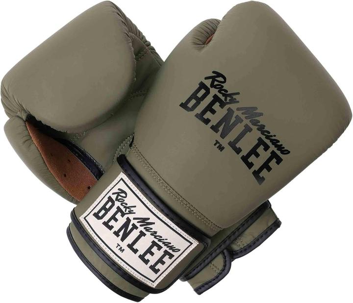 Produktbild Benlee Evans Boxhandschuhe Kaki Leder (12 OZ, 12)