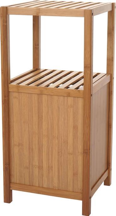Produktbild Mendler Badezimmerset, Komplett Badezimmer Badmöbel Badset Badschrank mit Tür, Bambus