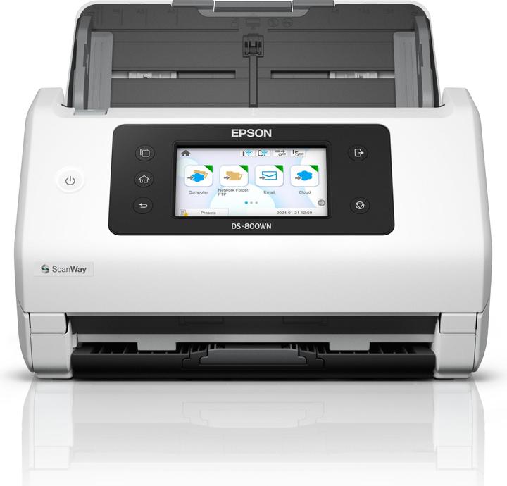 Epson Workforce Dokumentenscanner DS-800WN (Ethernet, USB Host, Wi-Fi Direct, USB, WLAN)