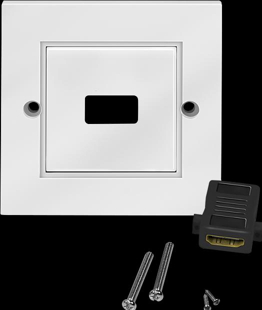 Actual product image LogiLink Junction box, HDMI coupling