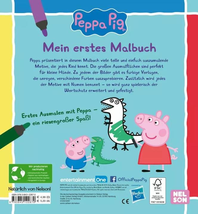 Productafbeelding Peppa Pig - Mijn eerste kleurboek