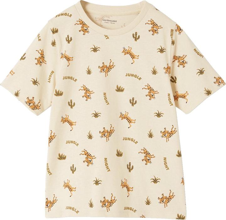 Actual product image Vertbaudet 2er-Pack kurze Jungen Schlafanzüge mit Tigern Oeko-Tex (104)