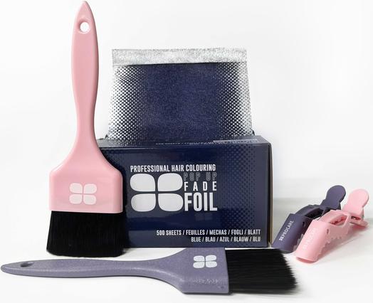 Immagine prodotto Procare PROCARE Embossed Fade Hair Foil Pop Up Sheets 500 Stk. Rose Gold 130 x 280 mm