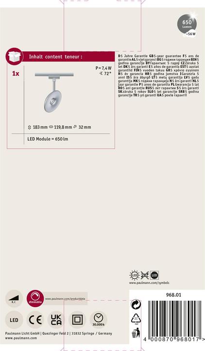 Image du produit Paulmann Luminaires Sphère