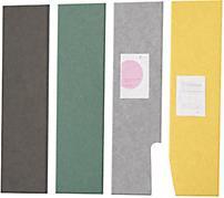 Actual product image eurokraft basic Acoustic wall panel, HxW 1200 x 300 mm, pack of 4, yellow.