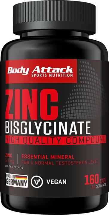 Actual product image Body Attack Zinc Pro (160 Piece, Capsules)