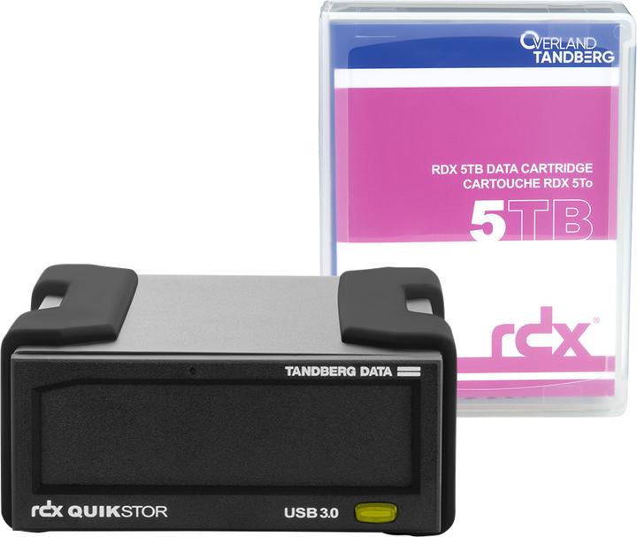 Actual product image Tandberg Data RDX Drive 8882-RDX RDX QuikStor USB 3.0 external 5 TB